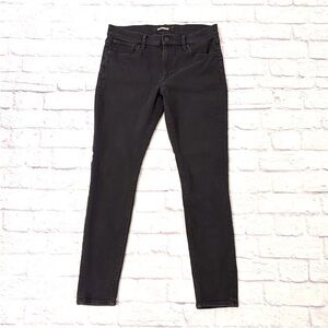 Express Jeans Black Denim Legging Mid Rise Stretchy Jegging Size 10 Regular